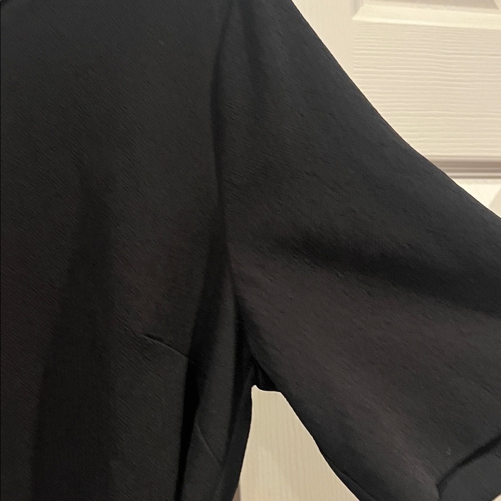Vince Camuto Elegant Black Dress with Tie - Picture 8 of 10